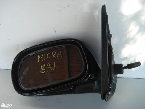 Nissan Micra 3 ajtós bal fekete, kézi állítású, külső...
