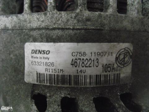 Fiat Doblo diesel generátor! 1.9 Multijet &#039;2007&#039; Denso!