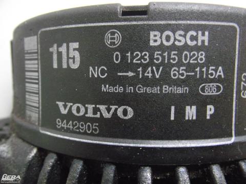 Volvo V70 Volkswagen 2.5 TDI generátor! Bosch