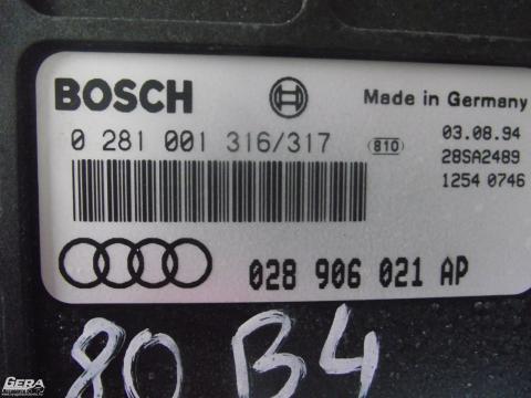 Audi 80 B4 1.9 TDI motorvezérlő elektronika! Immobiliserrel, 1db...