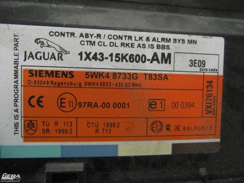 Jaguar X-Type centrálzár vezérlő!