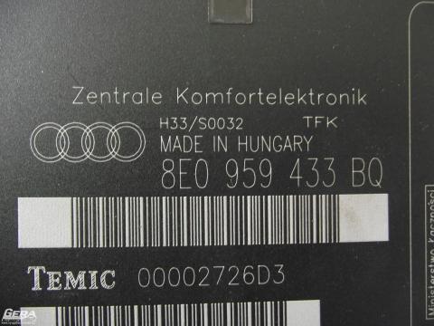 Audi A4 B7 8E &#039;2006&#039; komfort elektronika!