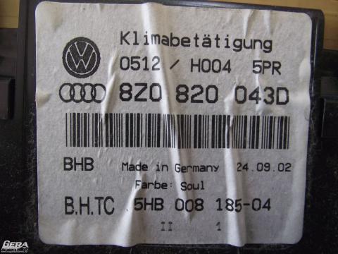 Audi A2 digit klímavezérlő!