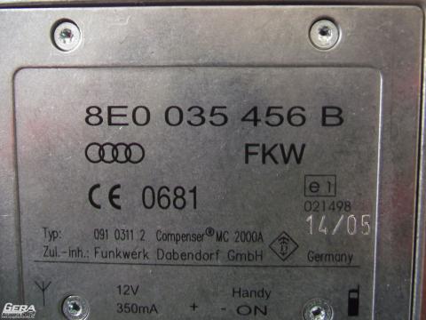 Audi A4 B7 8E, Audi A6 C6 &#039;2006&#039; antenna erősítő!