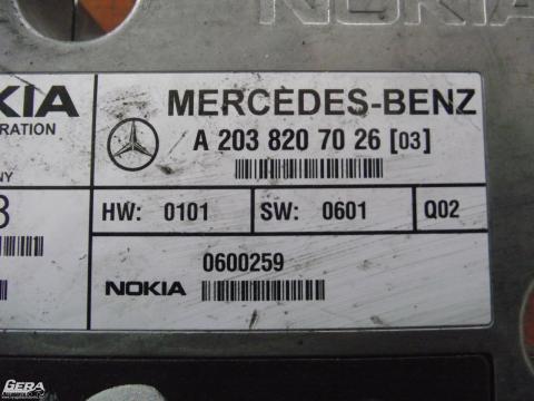 Mercedes W210 gyári telefon vezérlő elektronika!