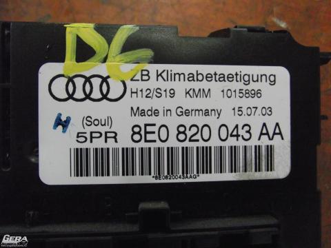 Audi A4 B6 &#039;2004&#039; digit klímavezérlő!