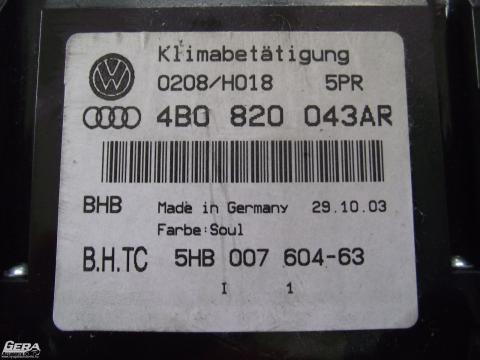 Audi A6 C5 &#039;2003&#039; digit klímavezérlő!