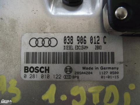 Audi A3 1.9 TDi motorvezérlő elektronika 1 db chippel!