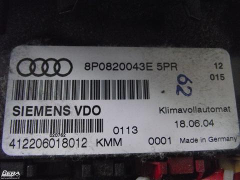 Audi A3 8P digit klímavezérlő!