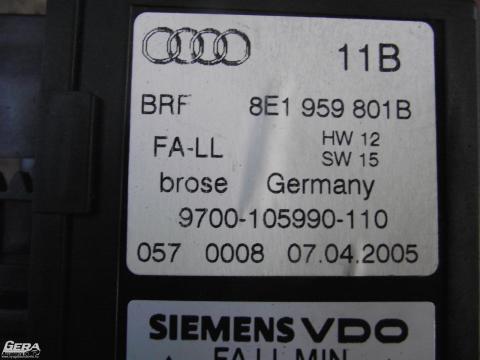 Audi A4 B6, B7 bal első ablakemelő motor!