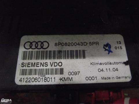 Audi A3 8P '2006' digit klímavezérlő!