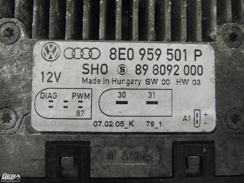 Audi A4 B7 &#039;2007&#039; 3.0 TDI hűtőventilátor relé, hűtőventilátor...
