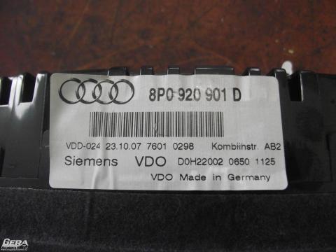 Audi A3 8P 1.9 PDTDi óracsoport, kilométeróra! Dízel!