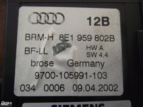 Audi A4 B6, B7 bal első ablakemelő motor!