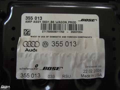 Audi A4 B7 8E &#039;2006&#039; gyári BOSE erősítő!