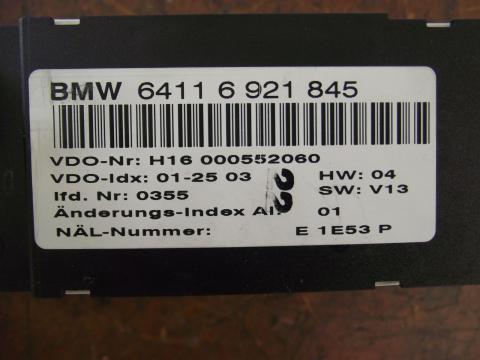 BMW E46 fűtéskonzol! Klímás!