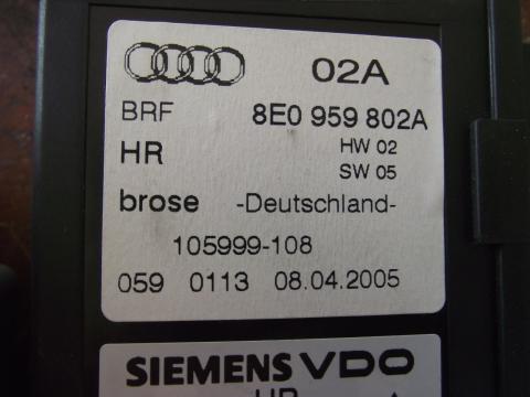 Audi A4 B6, Audi A4 B7 jobb hátsó elektromos ablakemelő motor!