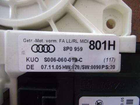 Audi A3 8P '2005' bal első elektromos ablakemelő motor!