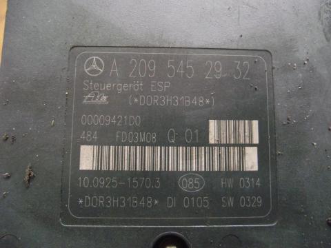 Mercedes W203 C200 CDi ABS, ESP hidraulika egység!