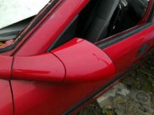 Opel Vectra B &#039;95-02&#039; piros színű kézi állítású, külső...