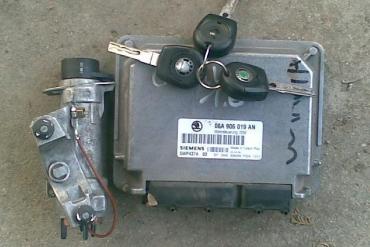 Skoda Octavia &#039;96-04&#039; 1.6 motorvezérlő elektronika  immobiliserrel...
