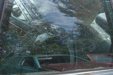 Audi 100 Sedan bal hátsó zöld ablaküveg!