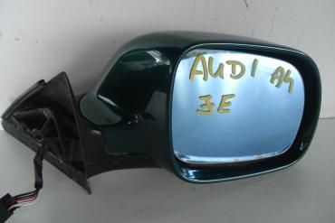 Audi A4 külső visszapillantó tükör! Zöld, jobb oldali, elektromos...