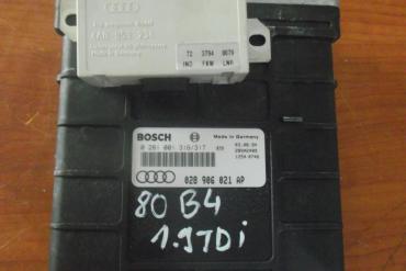 Audi 80 B4 1.9 TDI motorvezérlő elektronika! Immobiliserrel, 1db...