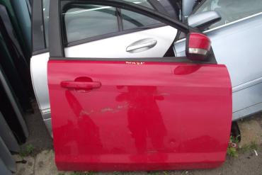 Ford Focus II &#039;2009&#039; jobb első ajtó! Piros színű! Az ár a csupasz...